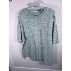 Carhartt Original Fit Pocket T-Shirt XL Heather Green